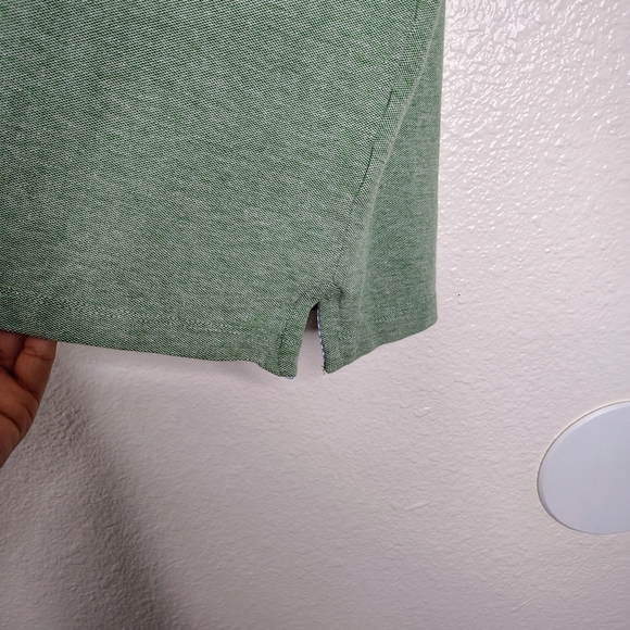 Porto Sur Mens Collared Classic Green Polo Shirt Sz M Cotton Blend - Picture 6 of 10